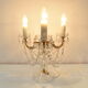Mid-century Crystal Glass Table Lamp  by kamenicky Senov,1960's.