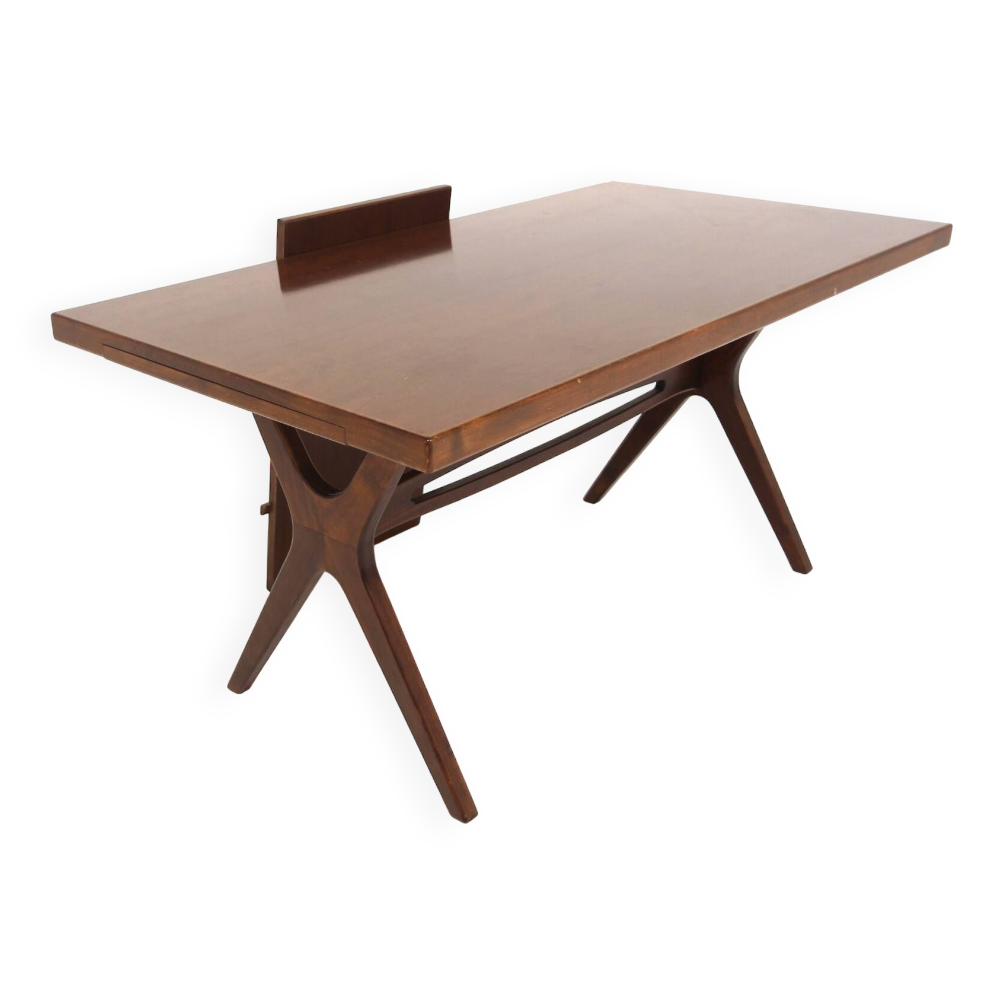 Scandinavian mahogany dining table, Sweden, 1950s