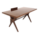 Scandinavian mahogany dining table, Sweden, 1950s