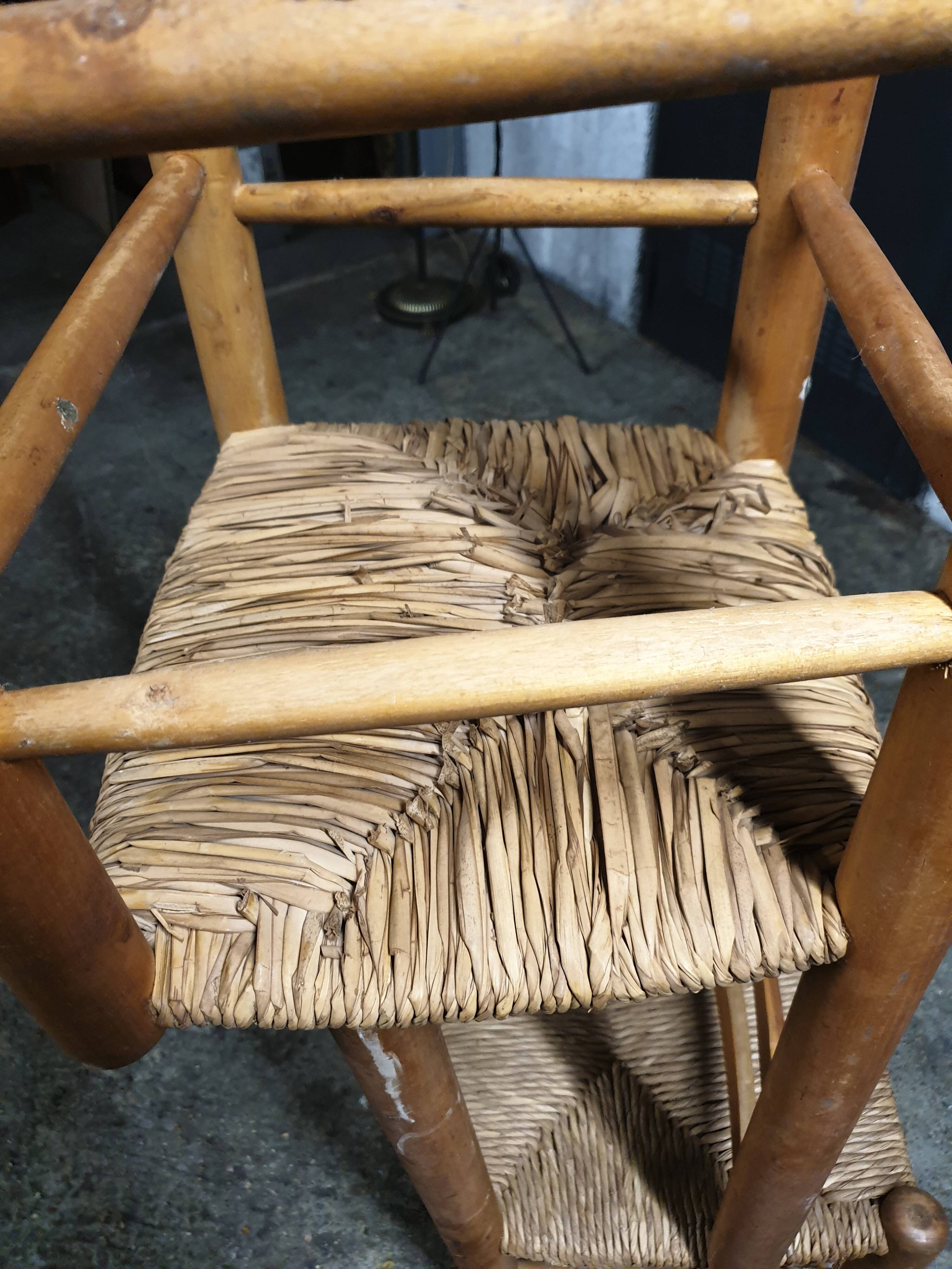 Pair of brutalist chairs