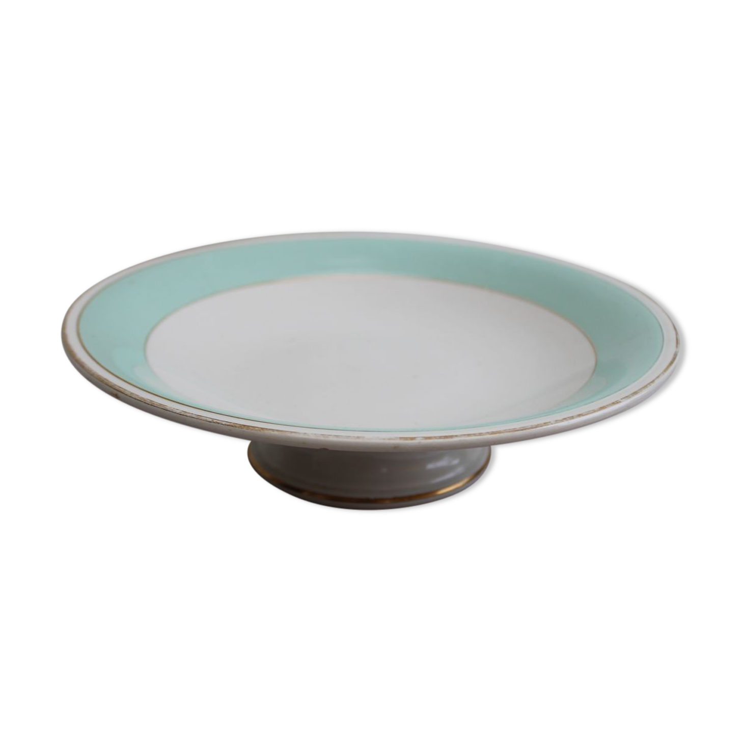 Coupe sur pied en porcelaine