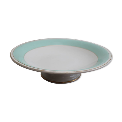 Coupe sur pied en porcelaine