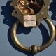 4 antique lion head furniture handles from La Samaritaine.