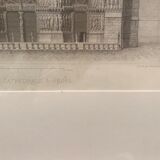 Lithograph of Reims Cathedral