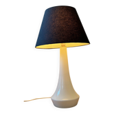 opaline and brass lamp - Sweden 60s/70s