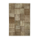 Handmade anatolian overdyed 196 cm x 302 cm brown patchwork carpet