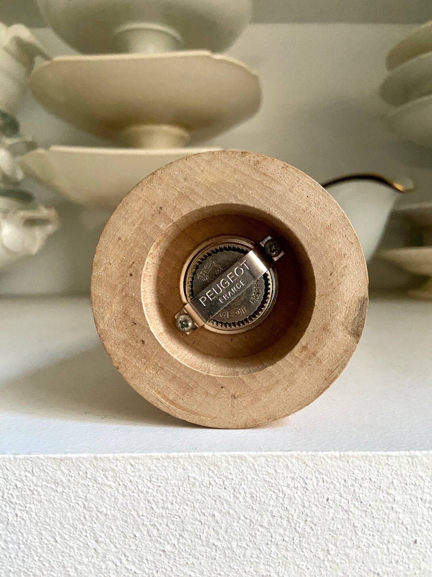Peugeot pepper mill in light wood