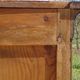 Antique Louis Philippe chest of drawers in solid walnut.