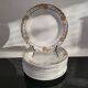 Series of 6 Saint Amand flat plates Ceranord France