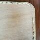 Wicker and wood serving tray