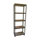 Industrial wood and iron shelf