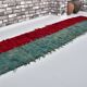 Vintage Turkish Angora Wool Carpet sku 3062