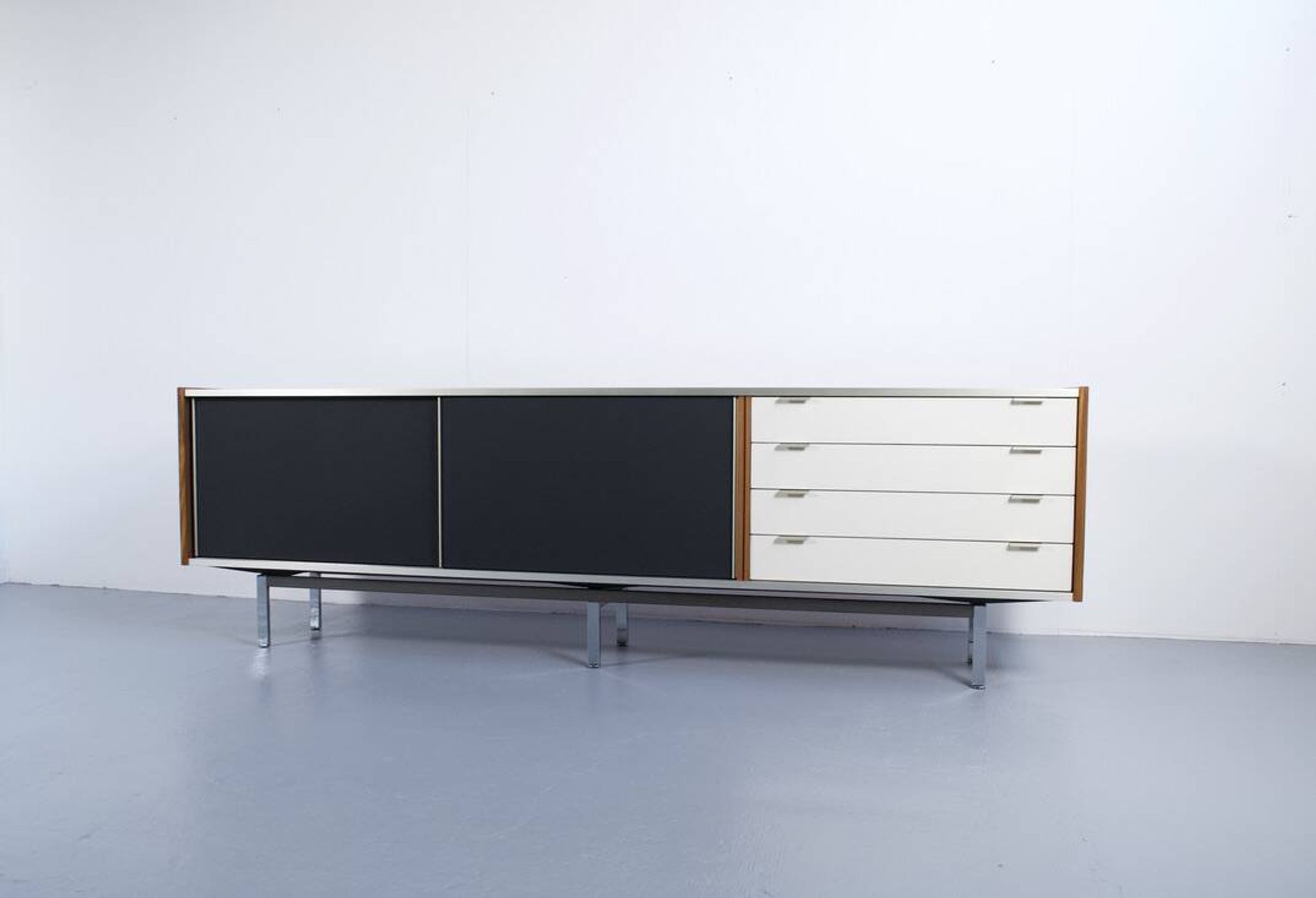 Enfilade en teck Georges Frydman édition EFA, 1963