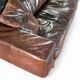 Massive / loose cover / brown leather / lounge sofa / 1970s/