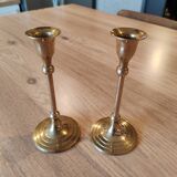 Brass candlesticks