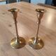 Brass candlesticks