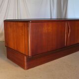 Vintage Scandinavian teak bass row