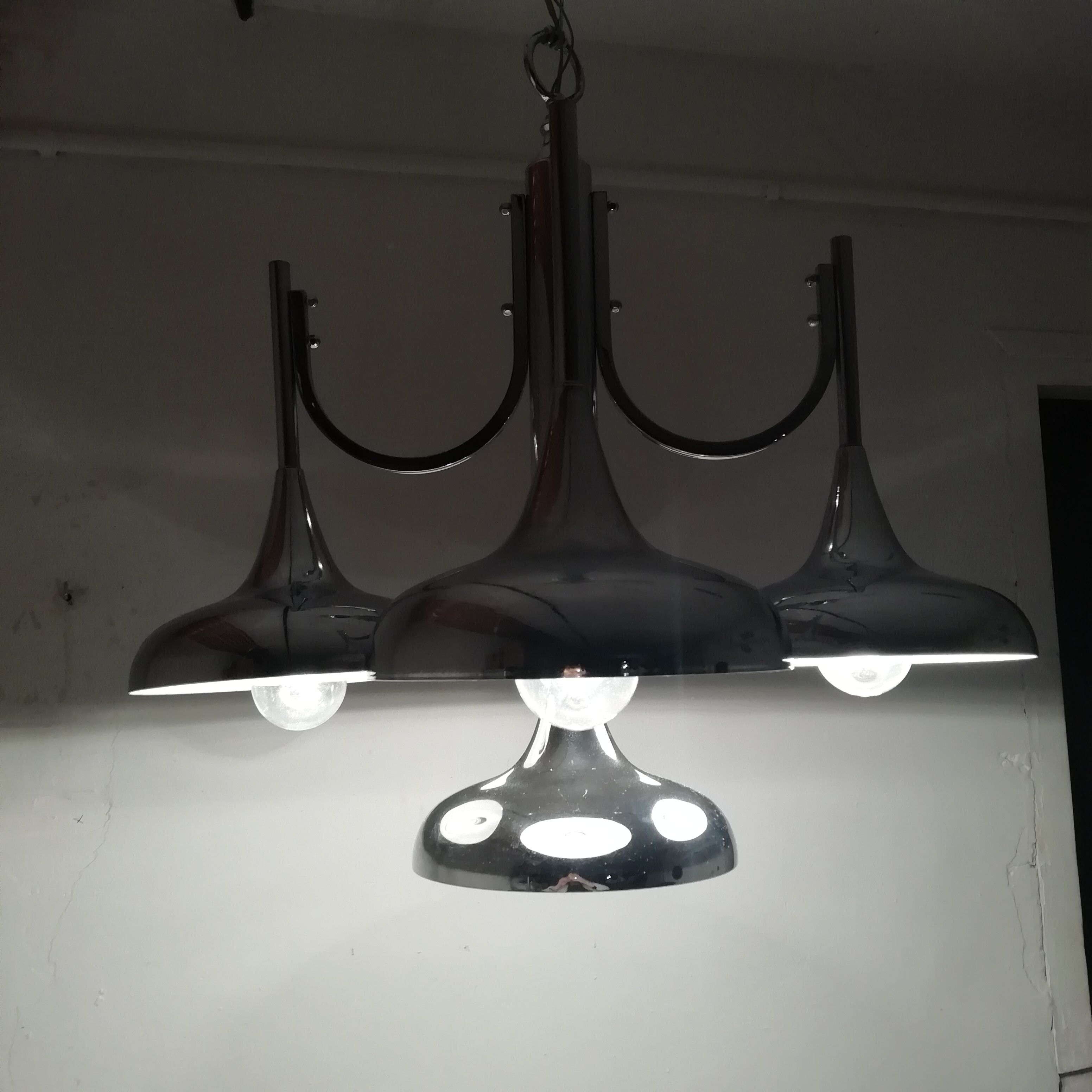 Lampe de plafond de la maison « Sciolari ». années 1960