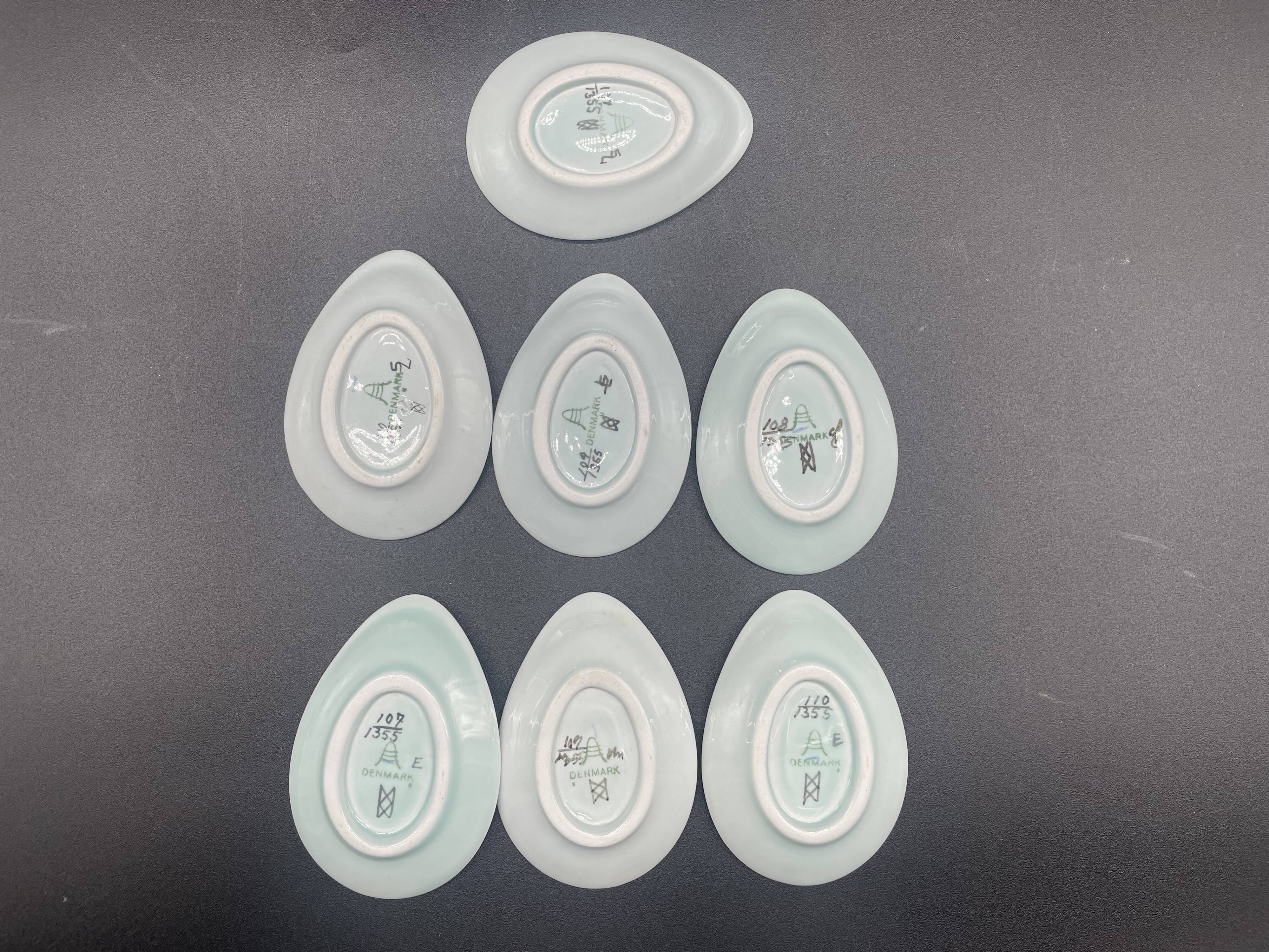 Small Danish dishes, Royal Copenhagen, porcelain – Bing & Grøndahl – 1960