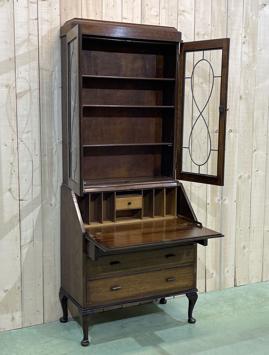 English oak scriban 1930