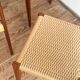6 chairs by Poul Cadovius, walnut, with new seats, Mid Century.