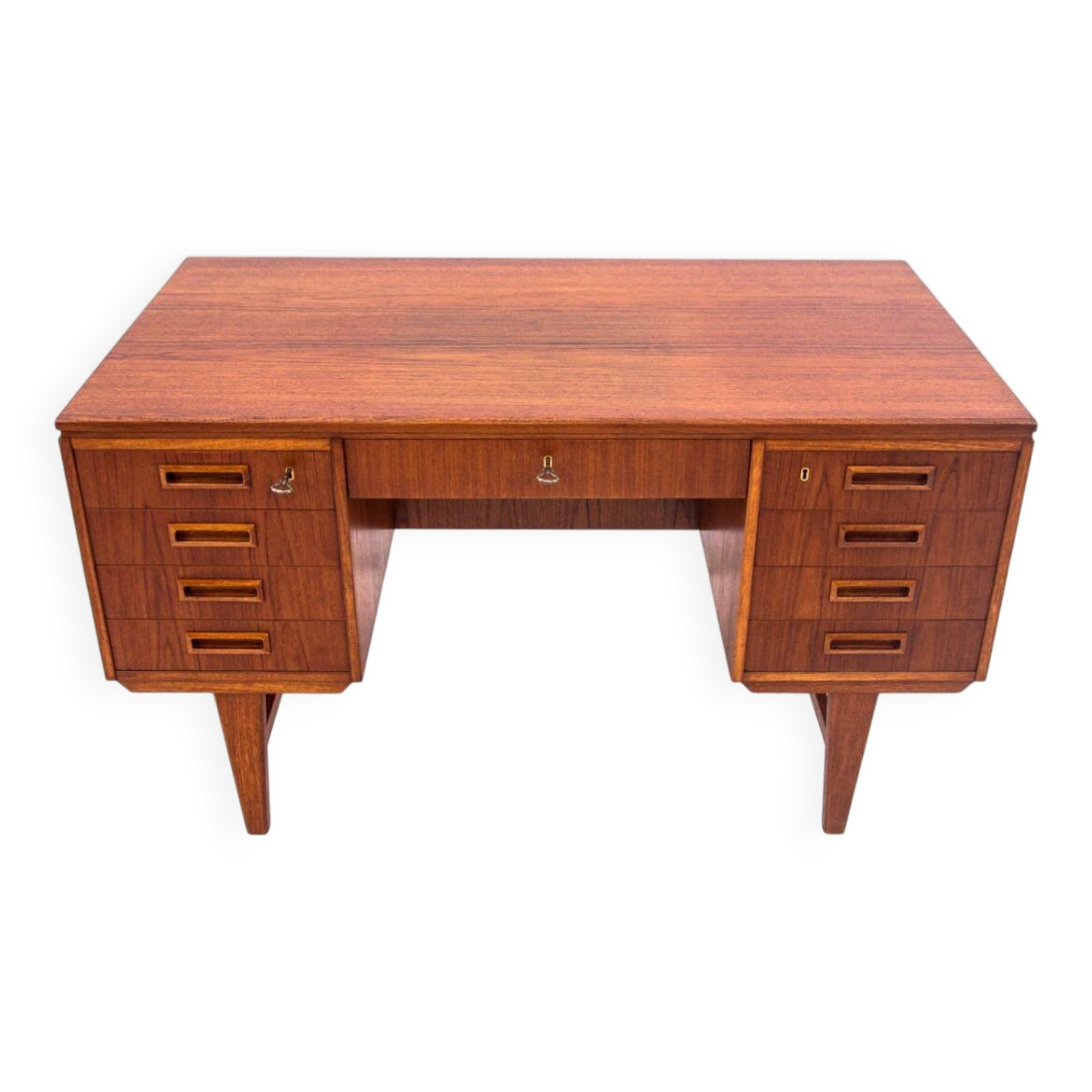 Bureau en teck, Danemark, années 1960.