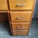 Wooden children's desk around the 60s-70s