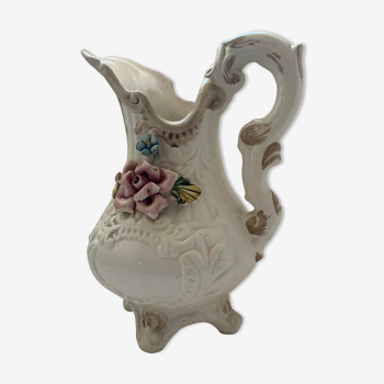 Pichet ou vase porcelaine Campomonte