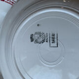Set of five hollow plates