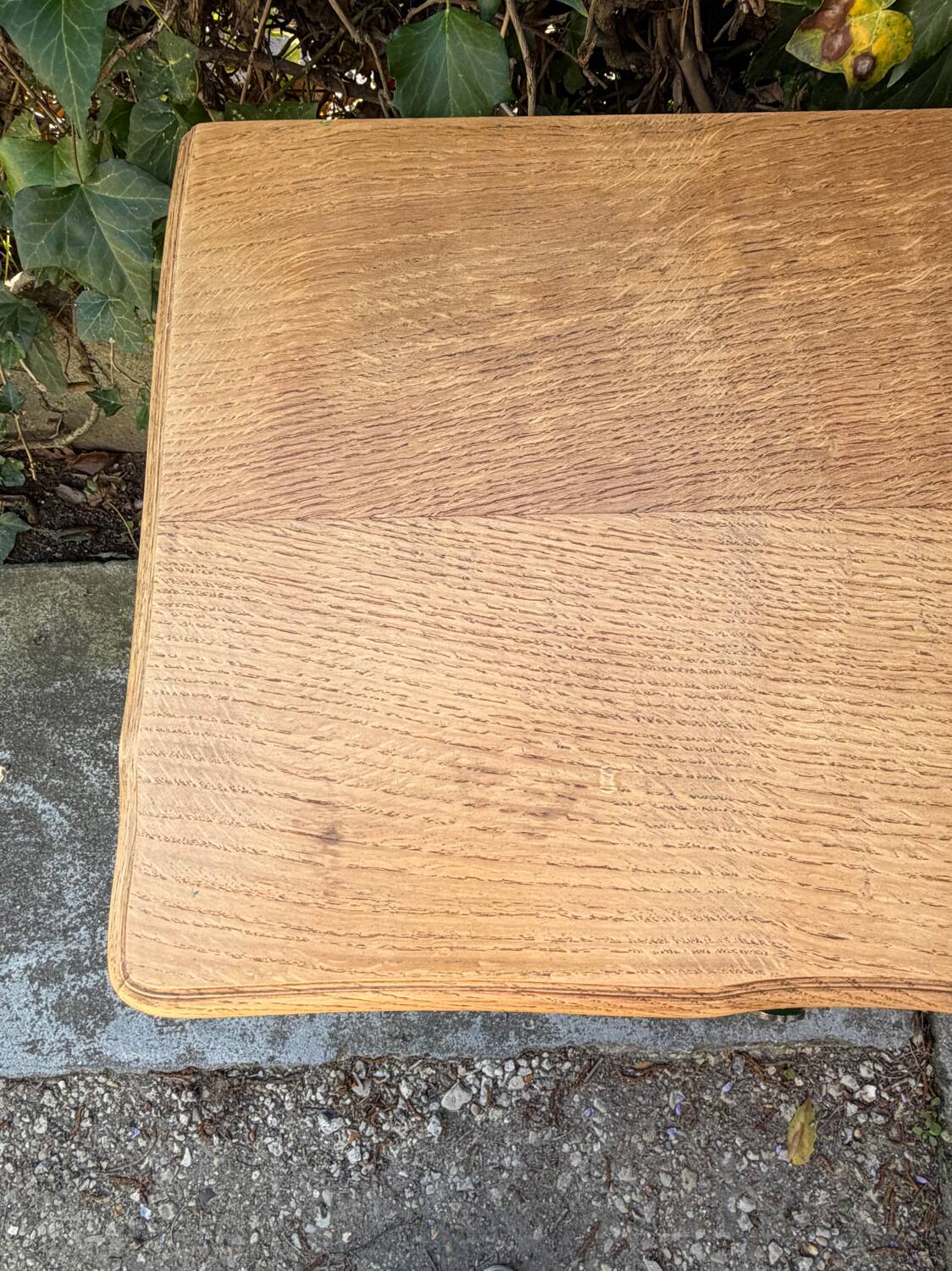 Vintage green oak chest of drawers from the 1960s.