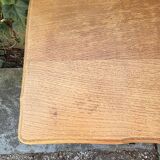 Vintage green oak chest of drawers from the 1960s.