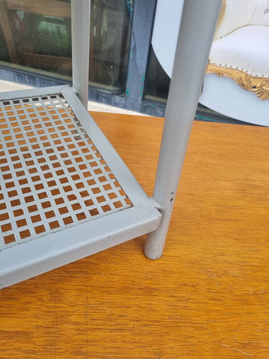 Antique Small Vintage Modernist Bedside Table