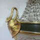Lustre Empire en bronze et cristal