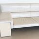 Cini Boeri for Knoll Three Seater Sofa 'Brigadier' in White Leather, 1970s