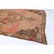 Vintage Turkish Hand-Knotted Wool Cotton Orange Runner 159x366