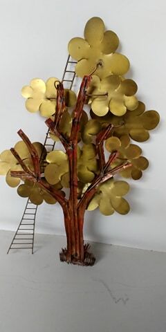 Daniel d'Haeseleer's brass mural sculpture