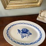 Plat en faïence Digoin Sarreguemines