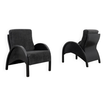 Fauteuils modernistes, vers 1950