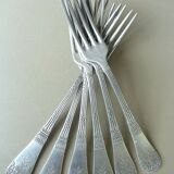 1/2 consulate - empire, tin gold & silverware cutlery set