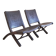 Pair of "Relax" armchairs in leather and wood, Angel I. PAZMINO - 1950