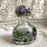 Murano millefiori blown glass carafe