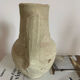 Vintage clay pot in minimalist style
