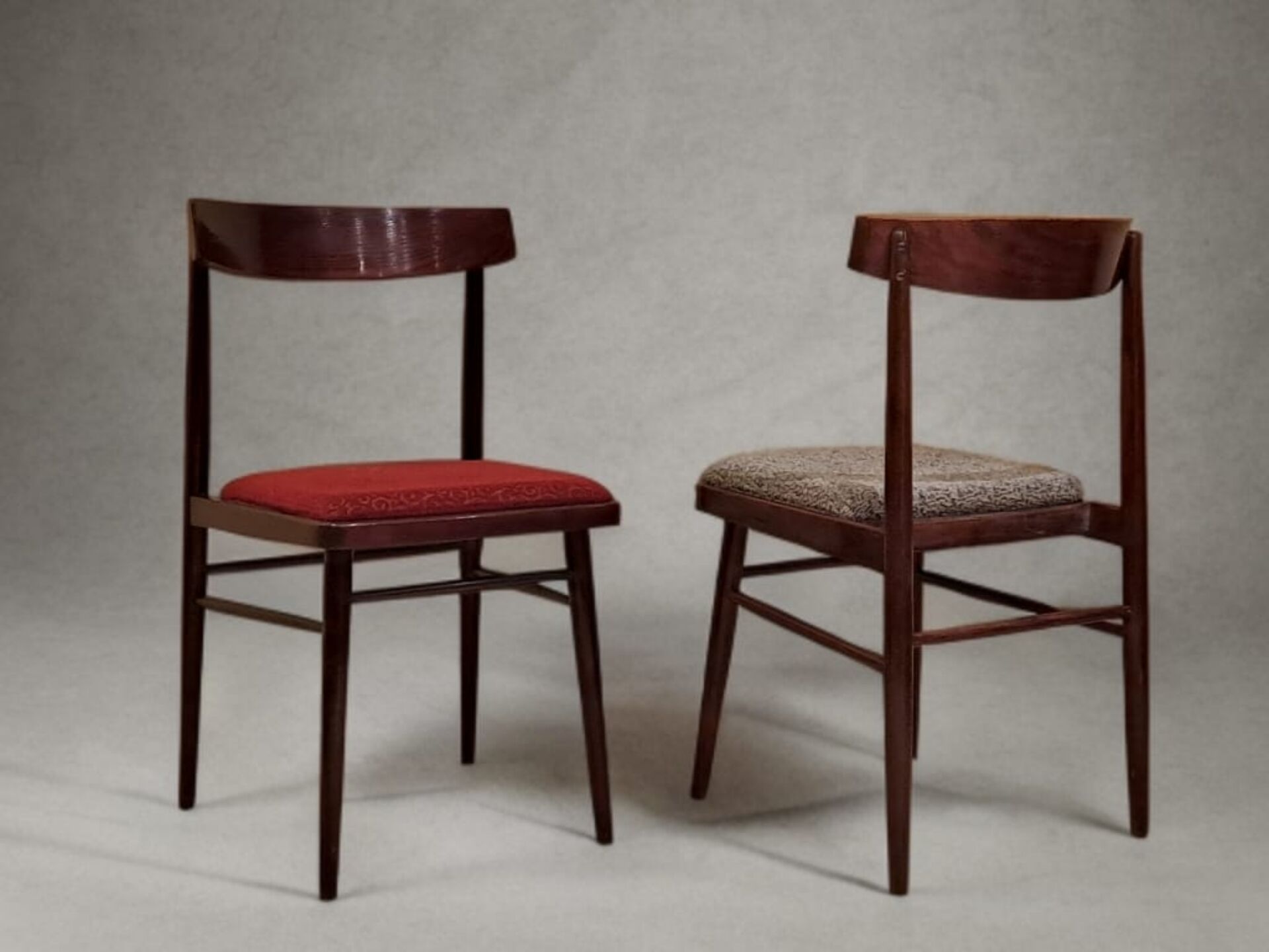 Pair of TON chairs, Czechoslovak vintage 1970s