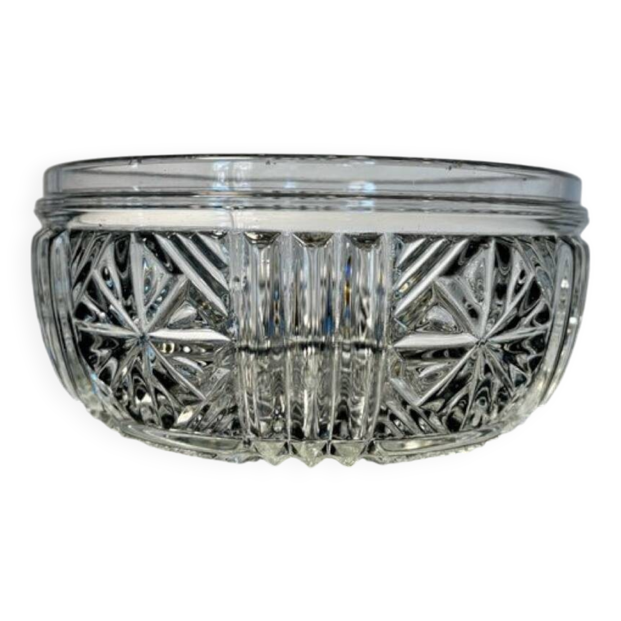Crystal salad bowl
