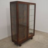 Vitrine fonctionnaliste art deco, années 1930, tchécoslovaquie