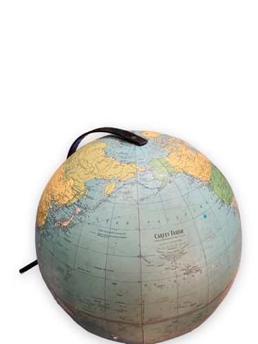 Mappe monde globe terrestre vintage cartes Taride