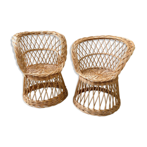 Paire de fauteuils enfant