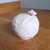 Spherical box in pink ceramic Willemse