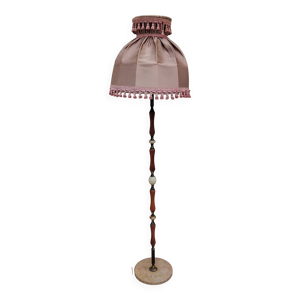 Lampadaire vintage marbre - tissu