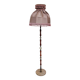 Lampadaire vintage marbre tissu année 50